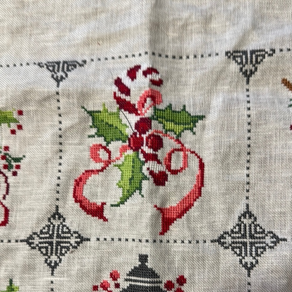 Festive Holiday Cross-Stitch - Picture 3 of 10